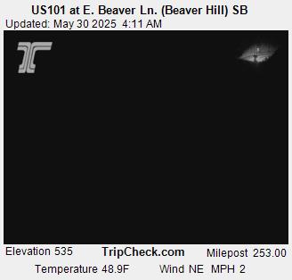 US101 at E. Beaver Ln. (Beaver Hill) SB